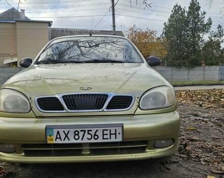Желтый Дэу Ланос, объемом двигателя 1.5 л и пробегом 185 тыс. км за 800 $, фото 1 на Automoto.ua
