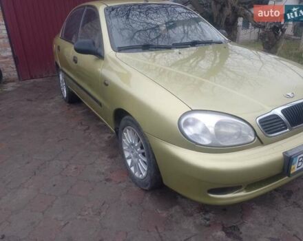Желтый Дэу Ланос, объемом двигателя 1.5 л и пробегом 190 тыс. км за 1750 $, фото 9 на Automoto.ua