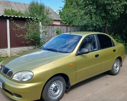 Желтый Дэу Ланос, объемом двигателя 1.39 л и пробегом 105 тыс. км за 2650 $, фото 7 на Automoto.ua