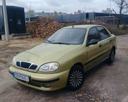 Жовтий Деу Ланос, об'ємом двигуна 1.5 л та пробігом 200 тис. км за 1100 $, фото 4 на Automoto.ua