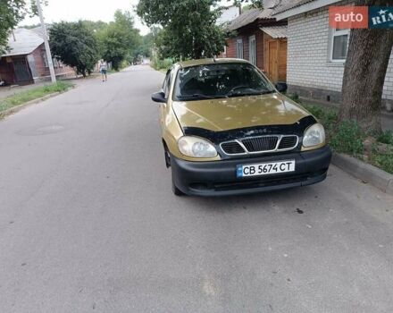 Желтый Дэу Ланос, объемом двигателя 1.5 л и пробегом 244 тыс. км за 1490 $, фото 9 на Automoto.ua