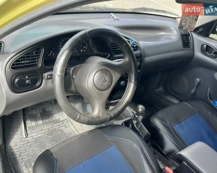 Желтый Дэу Ланос, объемом двигателя 1.5 л и пробегом 89 тыс. км за 2500 $, фото 2 на Automoto.ua