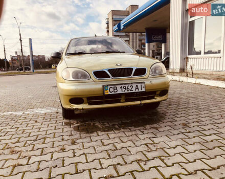 Жовтий Деу Ланос, об'ємом двигуна 1.39 л та пробігом 240 тис. км за 1700 $, фото 4 на Automoto.ua