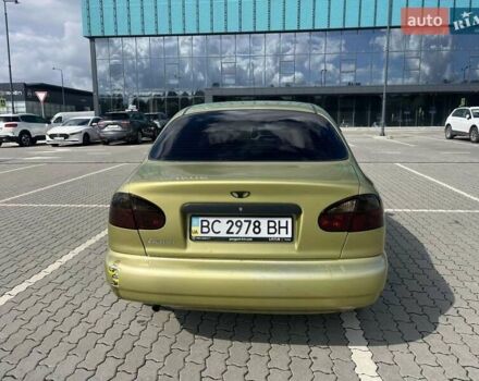 Желтый Дэу Ланос, объемом двигателя 1.5 л и пробегом 89 тыс. км за 2500 $, фото 1 на Automoto.ua