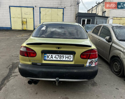 Желтый Дэу Ланос, объемом двигателя 1.5 л и пробегом 160 тыс. км за 2000 $, фото 1 на Automoto.ua