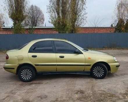 Жовтий Деу Ланос, об'ємом двигуна 1.5 л та пробігом 200 тис. км за 1100 $, фото 1 на Automoto.ua