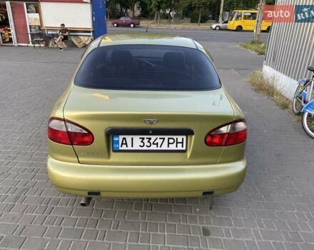 Желтый Дэу Ланос, объемом двигателя 1.5 л и пробегом 120 тыс. км за 2600 $, фото 2 на Automoto.ua