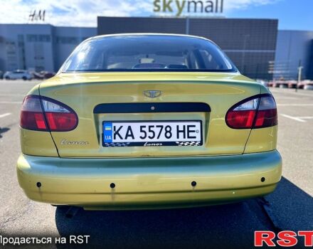 Желтый Дэу Ланос, объемом двигателя 1.5 л и пробегом 184 тыс. км за 2300 $, фото 3 на Automoto.ua