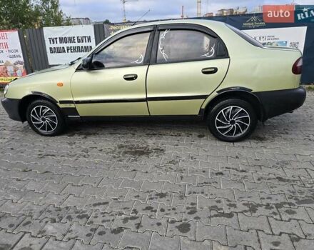 Желтый Дэу Ланос, объемом двигателя 1.5 л и пробегом 205 тыс. км за 1600 $, фото 7 на Automoto.ua