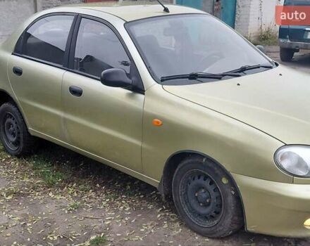 Желтый Дэу Ланос, объемом двигателя 1.5 л и пробегом 250 тыс. км за 1700 $, фото 2 на Automoto.ua