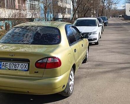 Желтый Дэу Ланос, объемом двигателя 1.6 л и пробегом 197 тыс. км за 3850 $, фото 5 на Automoto.ua