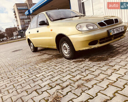 Жовтий Деу Ланос, об'ємом двигуна 1.39 л та пробігом 240 тис. км за 1700 $, фото 5 на Automoto.ua