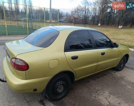 Жовтий Деу Ланос, об'ємом двигуна 1.5 л та пробігом 100 тис. км за 2500 $, фото 1 на Automoto.ua