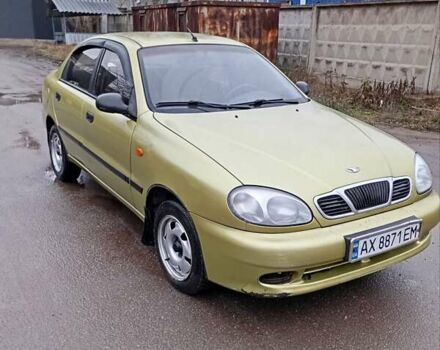 Желтый Дэу Ланос, объемом двигателя 1.39 л и пробегом 195 тыс. км за 2200 $, фото 2 на Automoto.ua