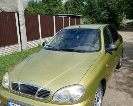 Желтый Дэу Ланос, объемом двигателя 1.39 л и пробегом 105 тыс. км за 2650 $, фото 1 на Automoto.ua