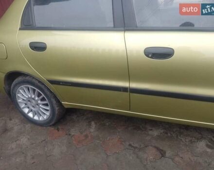Желтый Дэу Ланос, объемом двигателя 1.5 л и пробегом 190 тыс. км за 1750 $, фото 7 на Automoto.ua