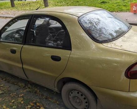 Желтый Дэу Ланос, объемом двигателя 1.5 л и пробегом 122 тыс. км за 2300 $, фото 2 на Automoto.ua