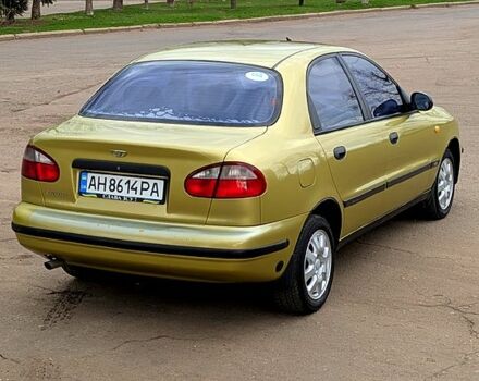 Желтый Дэу Ланос, объемом двигателя 1.5 л и пробегом 199 тыс. км за 3300 $, фото 3 на Automoto.ua