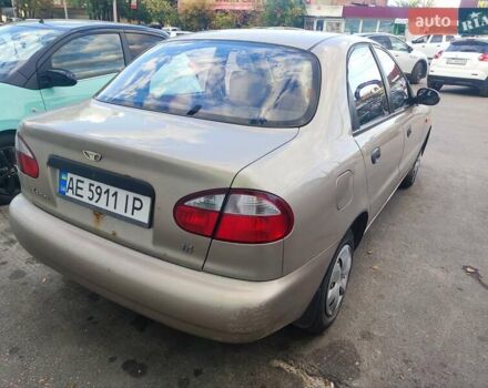 Желтый Дэу Ланос, объемом двигателя 1.39 л и пробегом 215 тыс. км за 2200 $, фото 1 на Automoto.ua