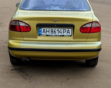 Желтый Дэу Ланос, объемом двигателя 1.5 л и пробегом 199 тыс. км за 3300 $, фото 2 на Automoto.ua