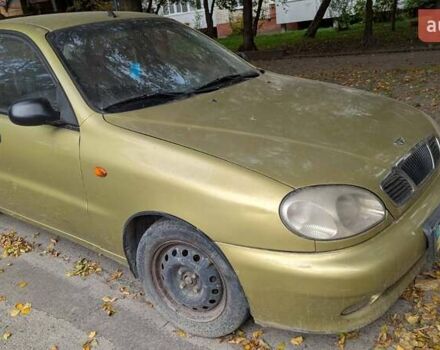 Желтый Дэу Ланос, объемом двигателя 1.5 л и пробегом 122 тыс. км за 2300 $, фото 3 на Automoto.ua