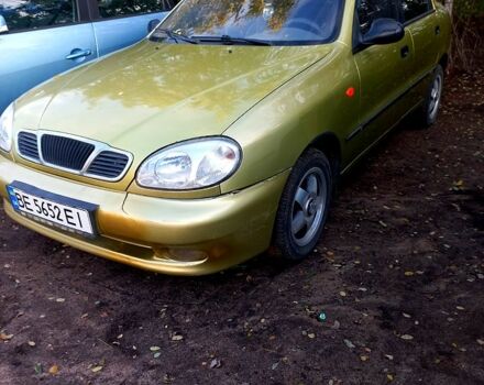 Жовтий Деу Ланос, об'ємом двигуна 1.4 л та пробігом 190 тис. км за 1200 $, фото 1 на Automoto.ua