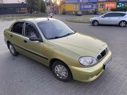Желтый Дэу Ланос, объемом двигателя 1.5 л и пробегом 120 тыс. км за 2600 $, фото 1 на Automoto.ua