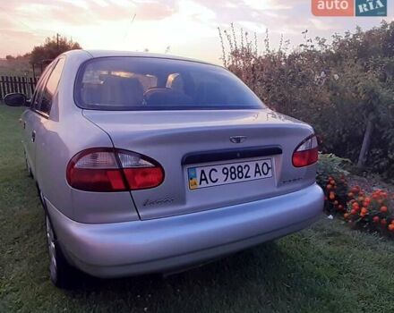 Серый Дэу Ланос, объемом двигателя 1.5 л и пробегом 188 тыс. км за 2800 $, фото 2 на Automoto.ua