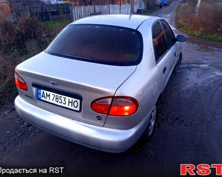 Серый Дэу Ланос, объемом двигателя 1.6 л и пробегом 200 тыс. км за 1500 $, фото 2 на Automoto.ua