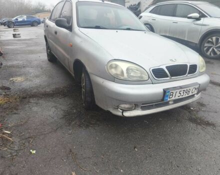 Серый Дэу Ланос, объемом двигателя 1.5 л и пробегом 150 тыс. км за 1100 $, фото 2 на Automoto.ua