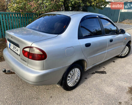 Серый Дэу Ланос, объемом двигателя 1.5 л и пробегом 194 тыс. км за 2500 $, фото 3 на Automoto.ua