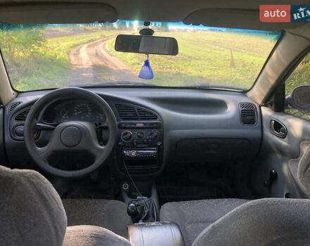 Серый Дэу Ланос, объемом двигателя 1.3 л и пробегом 390 тыс. км за 1000 $, фото 4 на Automoto.ua