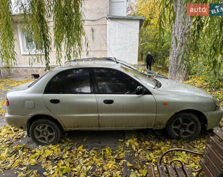 Серый Дэу Ланос, объемом двигателя 1.5 л и пробегом 270 тыс. км за 500 $, фото 1 на Automoto.ua