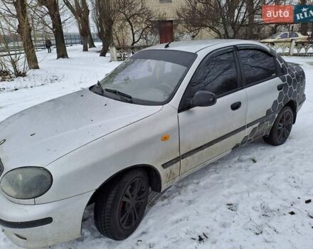 Сірий Деу Ланос, об'ємом двигуна 1.39 л та пробігом 160 тис. км за 714 $, фото 3 на Automoto.ua