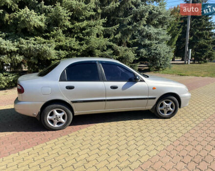 Серый Дэу Ланос, объемом двигателя 1.5 л и пробегом 256 тыс. км за 3650 $, фото 1 на Automoto.ua