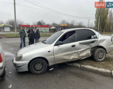 Сірий Деу Ланос, об'ємом двигуна 1.5 л та пробігом 218 тис. км за 1300 $, фото 1 на Automoto.ua