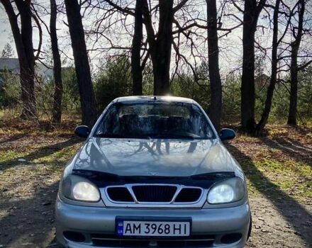 Серый Дэу Ланос, объемом двигателя 1.5 л и пробегом 333 тыс. км за 1800 $, фото 1 на Automoto.ua