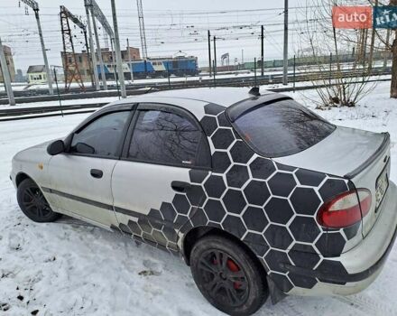 Сірий Деу Ланос, об'ємом двигуна 1.39 л та пробігом 160 тис. км за 714 $, фото 2 на Automoto.ua