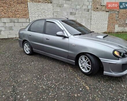 Серый Дэу Ланос, объемом двигателя 1.5 л и пробегом 128 тыс. км за 2550 $, фото 1 на Automoto.ua