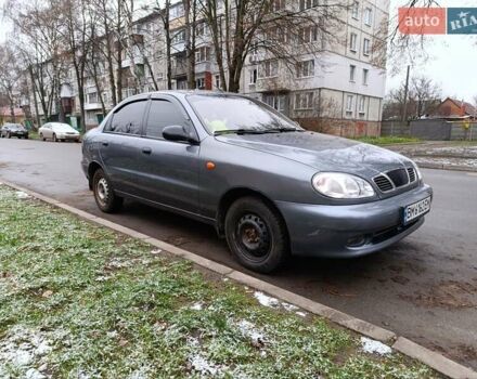 Серый Дэу Ланос, объемом двигателя 1.5 л и пробегом 243 тыс. км за 2850 $, фото 2 на Automoto.ua