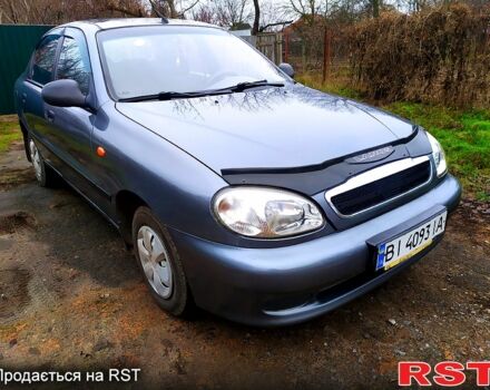 Серый Дэу Ланос, объемом двигателя 1.6 л и пробегом 200 тыс. км за 2599 $, фото 1 на Automoto.ua