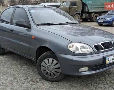 Серый Дэу Ланос, объемом двигателя 1.5 л и пробегом 139 тыс. км за 3200 $, фото 1 на Automoto.ua