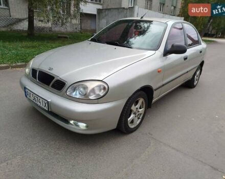 Сірий Деу Ланос, об'ємом двигуна 1.39 л та пробігом 159 тис. км за 2300 $, фото 6 на Automoto.ua