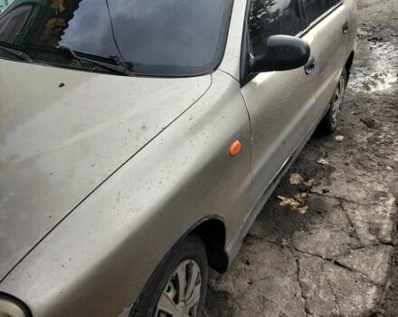 Сірий Деу Ланос, об'ємом двигуна 1.5 л та пробігом 131 тис. км за 1100 $, фото 1 на Automoto.ua