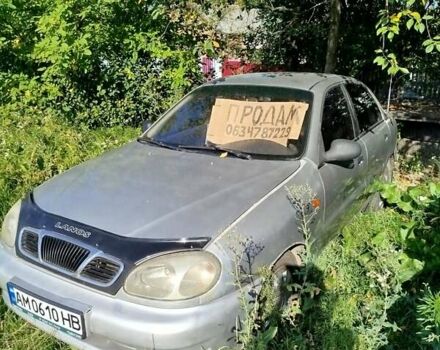 Сірий Деу Ланос, об'ємом двигуна 1.5 л та пробігом 220 тис. км за 1500 $, фото 1 на Automoto.ua