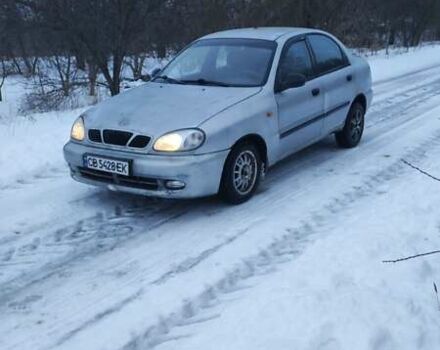 Сірий Деу Ланос, об'ємом двигуна 1.5 л та пробігом 161 тис. км за 1000 $, фото 1 на Automoto.ua