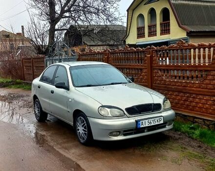 Серый Дэу Ланос, объемом двигателя 1.6 л и пробегом 140 тыс. км за 1500 $, фото 1 на Automoto.ua