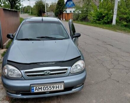 Сірий Деу Ланос, об'ємом двигуна 1.5 л та пробігом 137 тис. км за 2500 $, фото 1 на Automoto.ua
