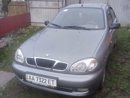 Серый Дэу Ланос, объемом двигателя 1.5 л и пробегом 50 тыс. км за 3200 $, фото 1 на Automoto.ua