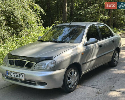 Сірий Деу Ланос, об'ємом двигуна 1.6 л та пробігом 200 тис. км за 1450 $, фото 1 на Automoto.ua